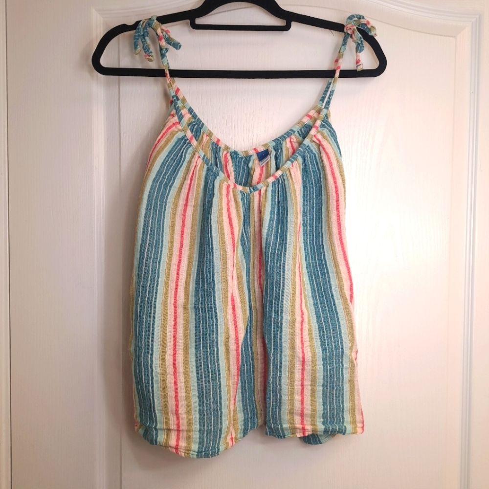 Striped Multicolor Women's Top 70's